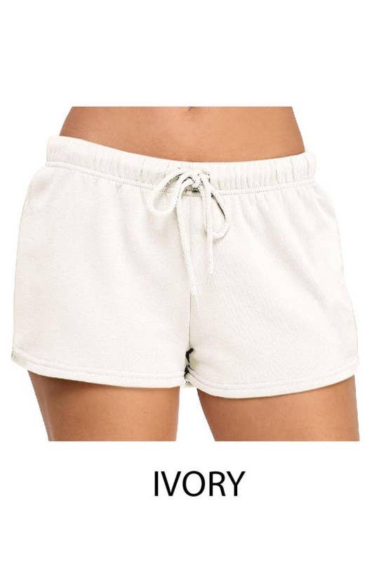 Basic Fleece Shorts With Side Pockets