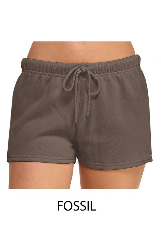 Basic Fleece Shorts With Side Pockets