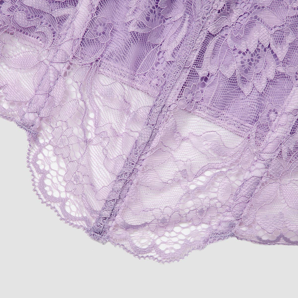 Sexy Lace Sheer Slim Little Crop Top