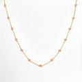 Petite Colored Clover Necklace