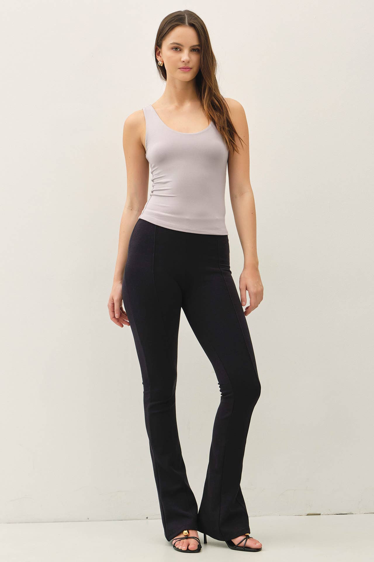 NEW SHADE[SOFT CORE] BASIC SCOOP NECK TANK