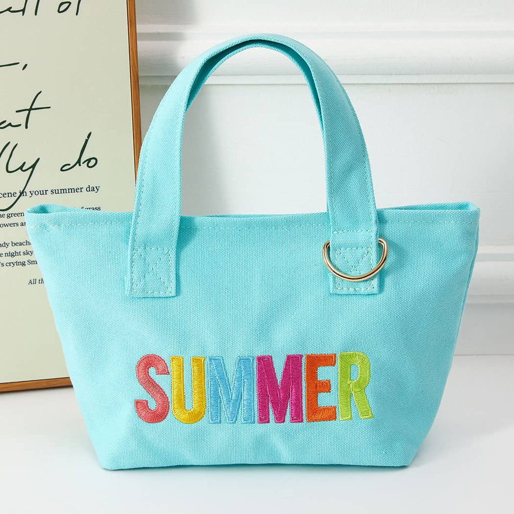 SUMMER Mini Tote With Key Ring Holder