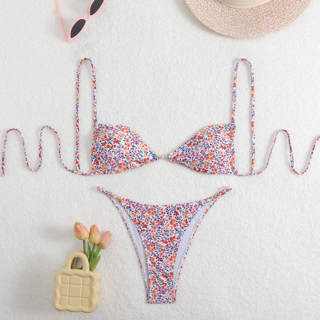 New Leopard Print Bikini Set For Women