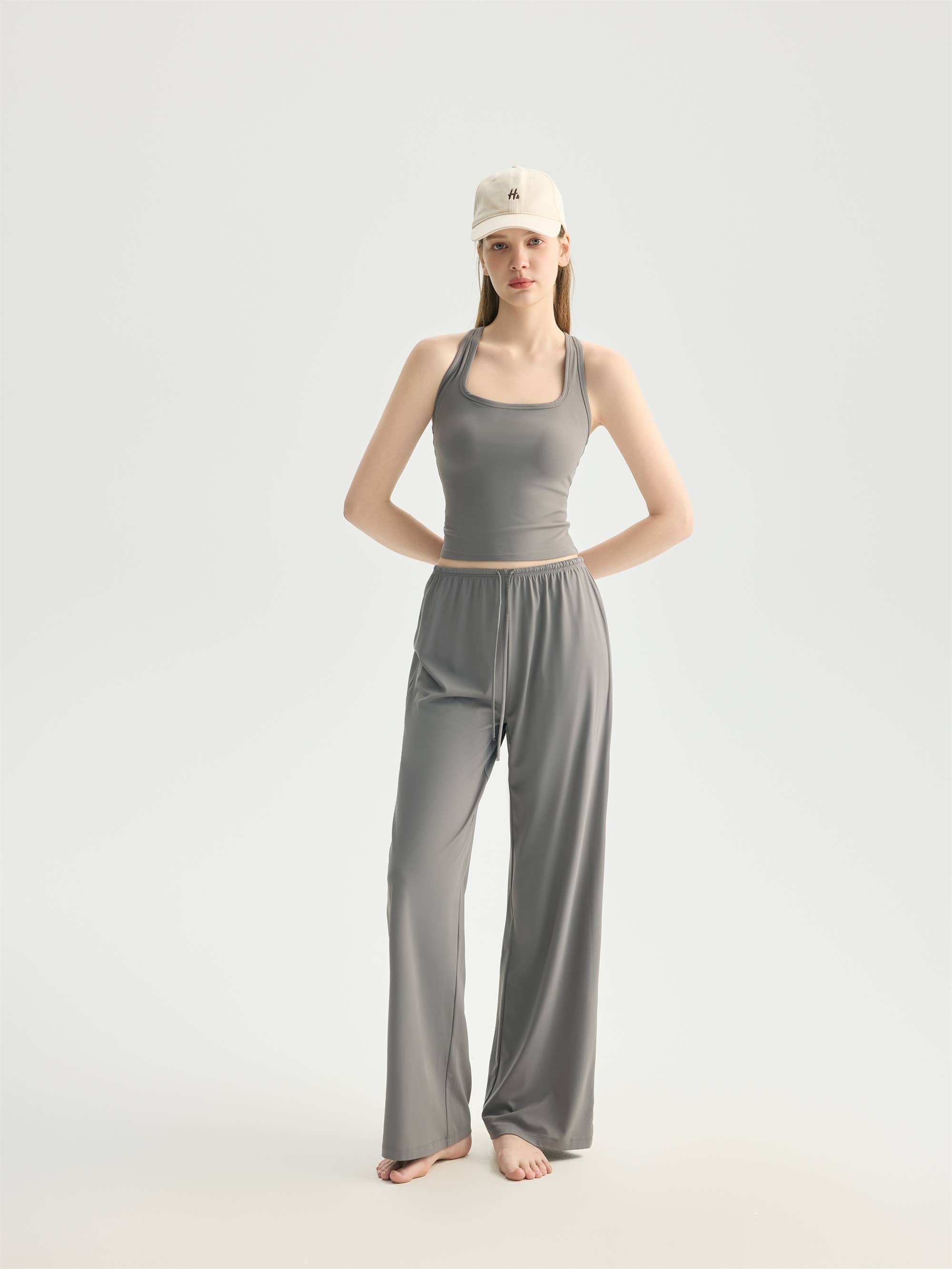Nadine Molded Cup Top and Loose Fit Pant Activewear Set