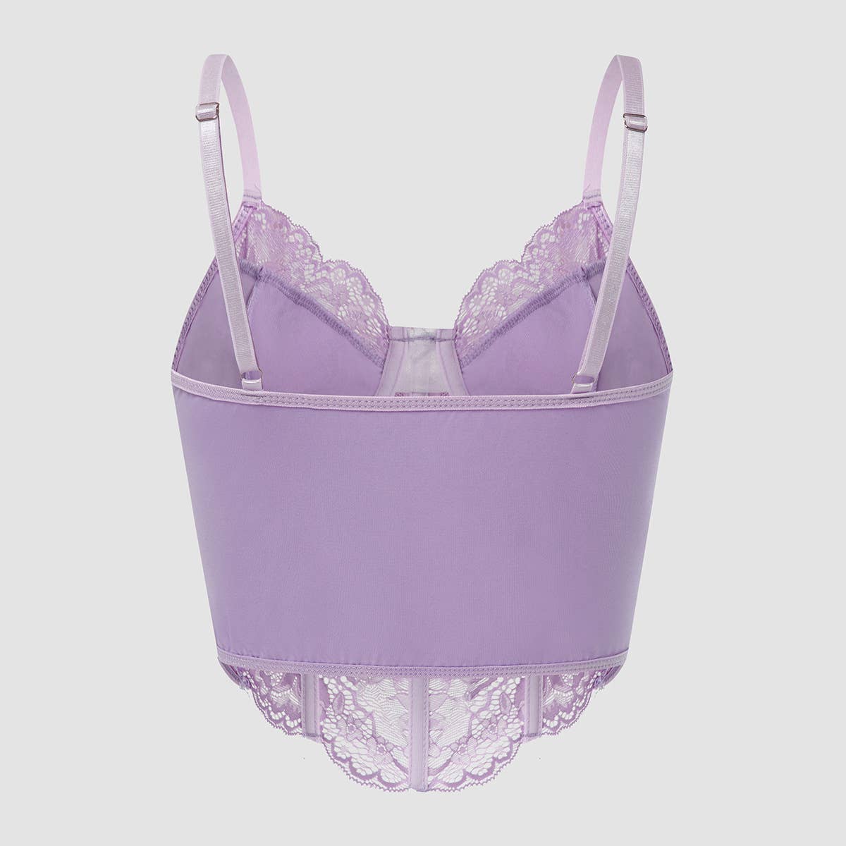 Sexy Lace Sheer Slim Little Crop Top