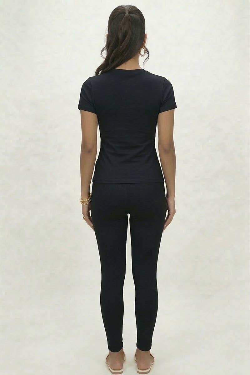 Short Sleeve Round Neck T Shirt