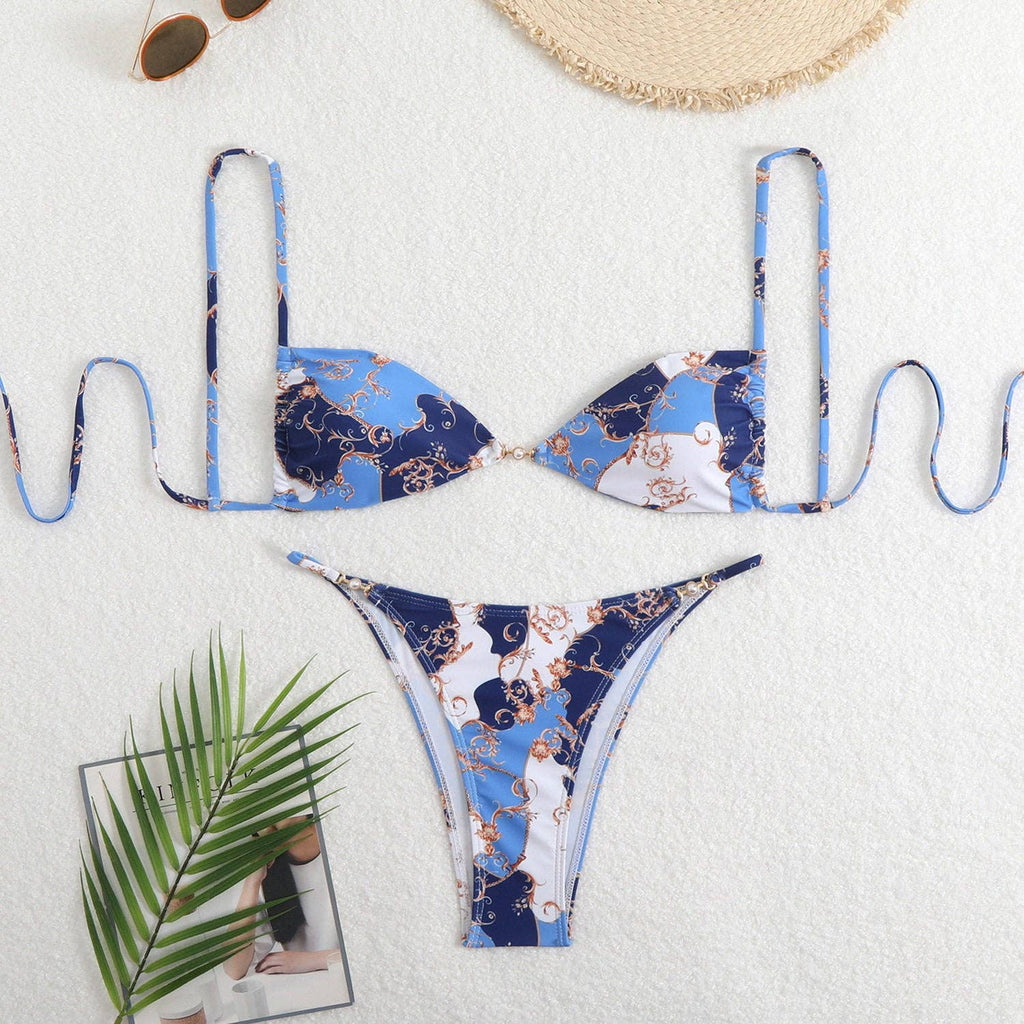 New Leopard Print Bikini Set For Women