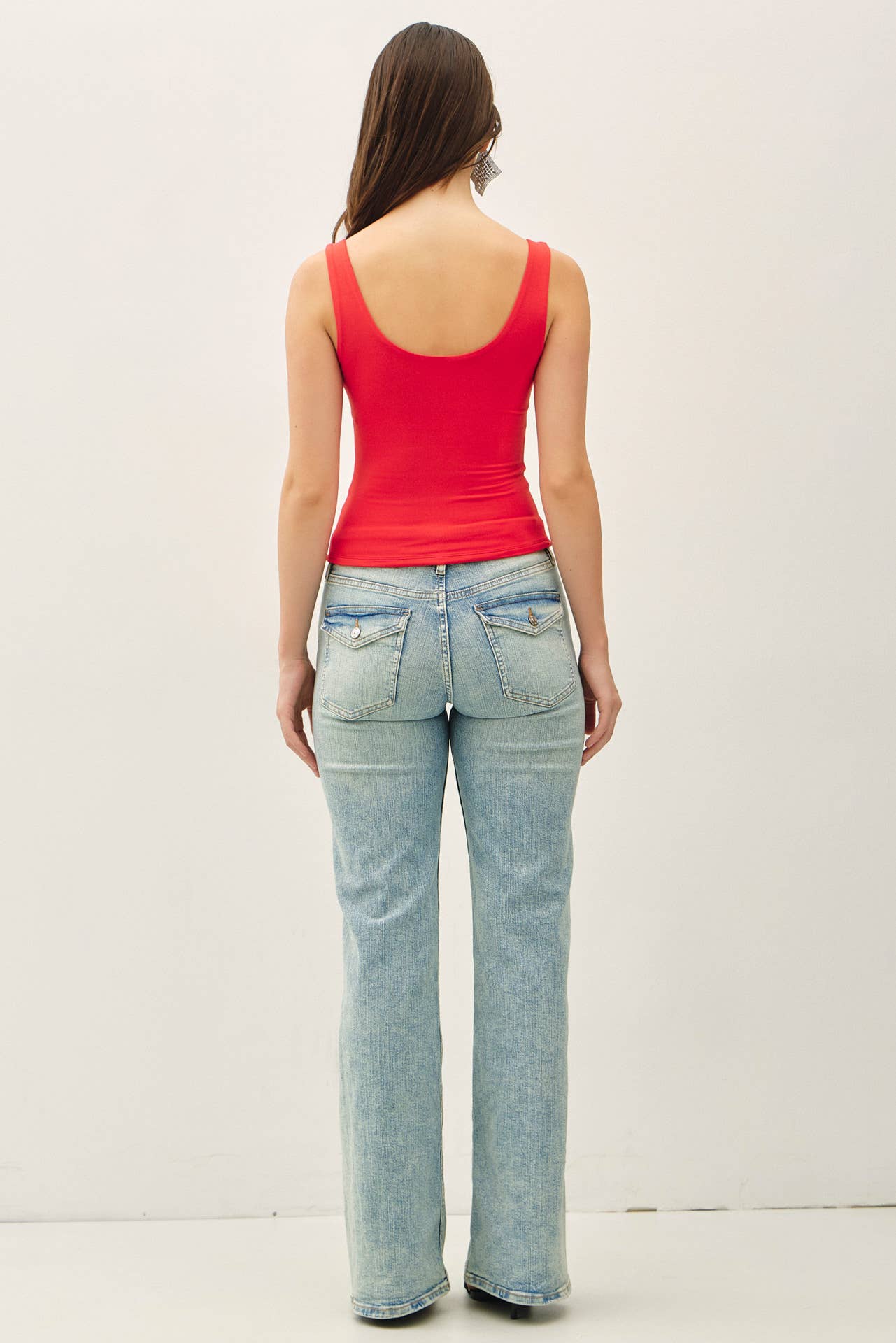 NEW SHADE[SOFT CORE] BASIC SCOOP NECK TANK