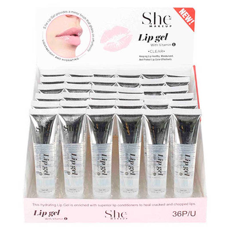 36Pc Display Clear Lip Gloss