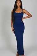 Ribbed Mermaid Hem Cami Dress