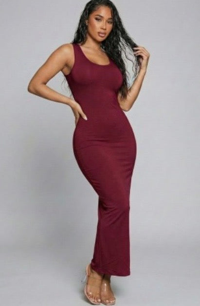 Solid Basic Maxi Dress