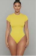 Short Sleeve Crew Neck Bodysuit