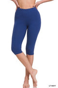 Premium Cotton Capri Leggings