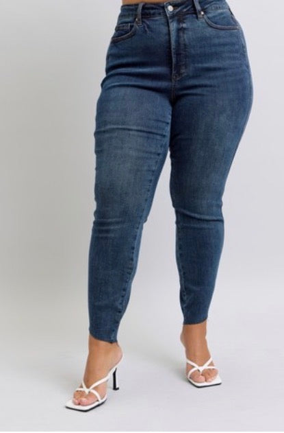 HW Tummy Control Step Hem Skinny