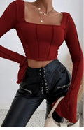 Women Square Neck Blouse