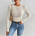 Short Tight Sexy Square Neck Knitwear