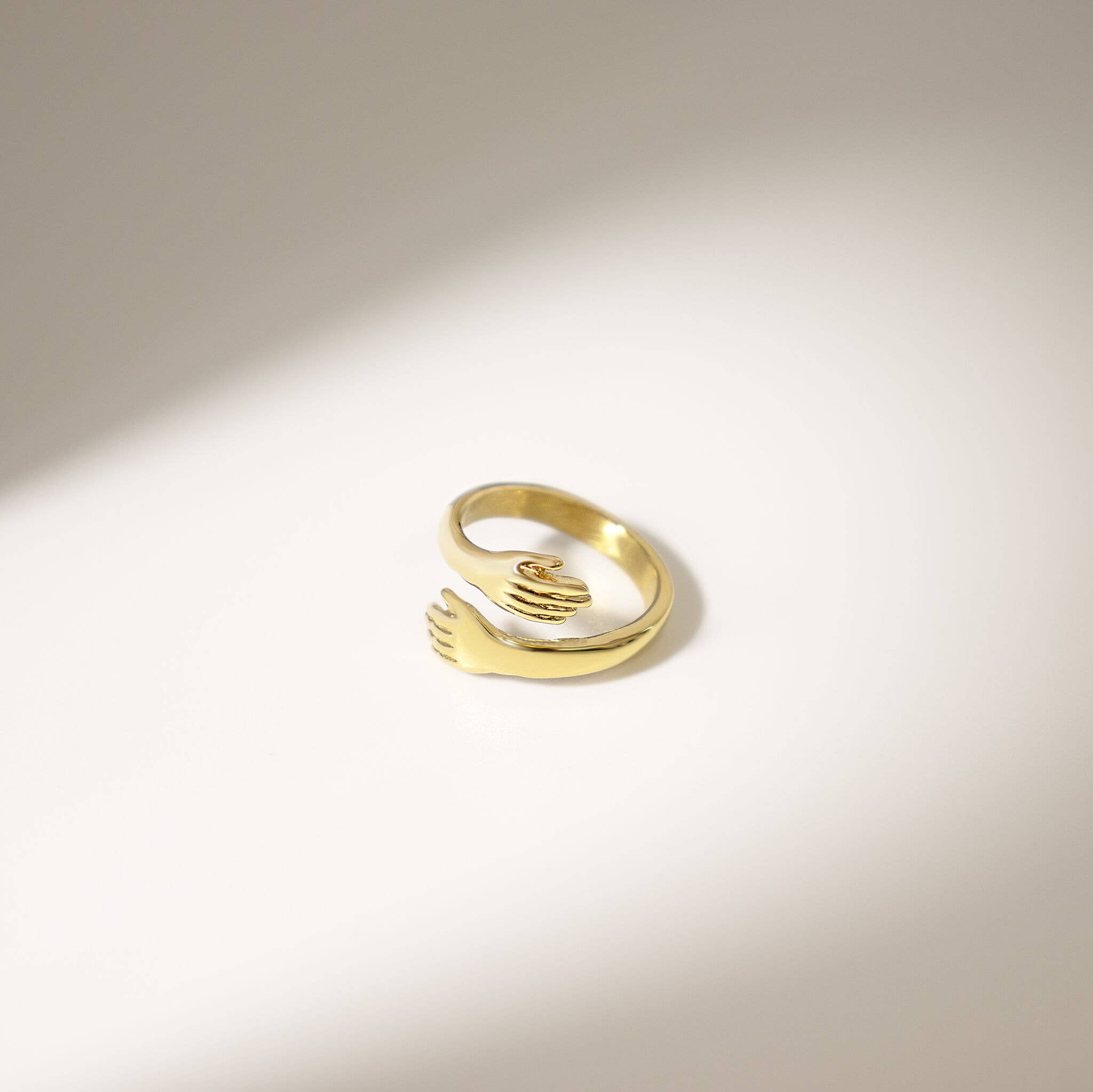 18K Gold PVD Stainless Steel Hug Ring