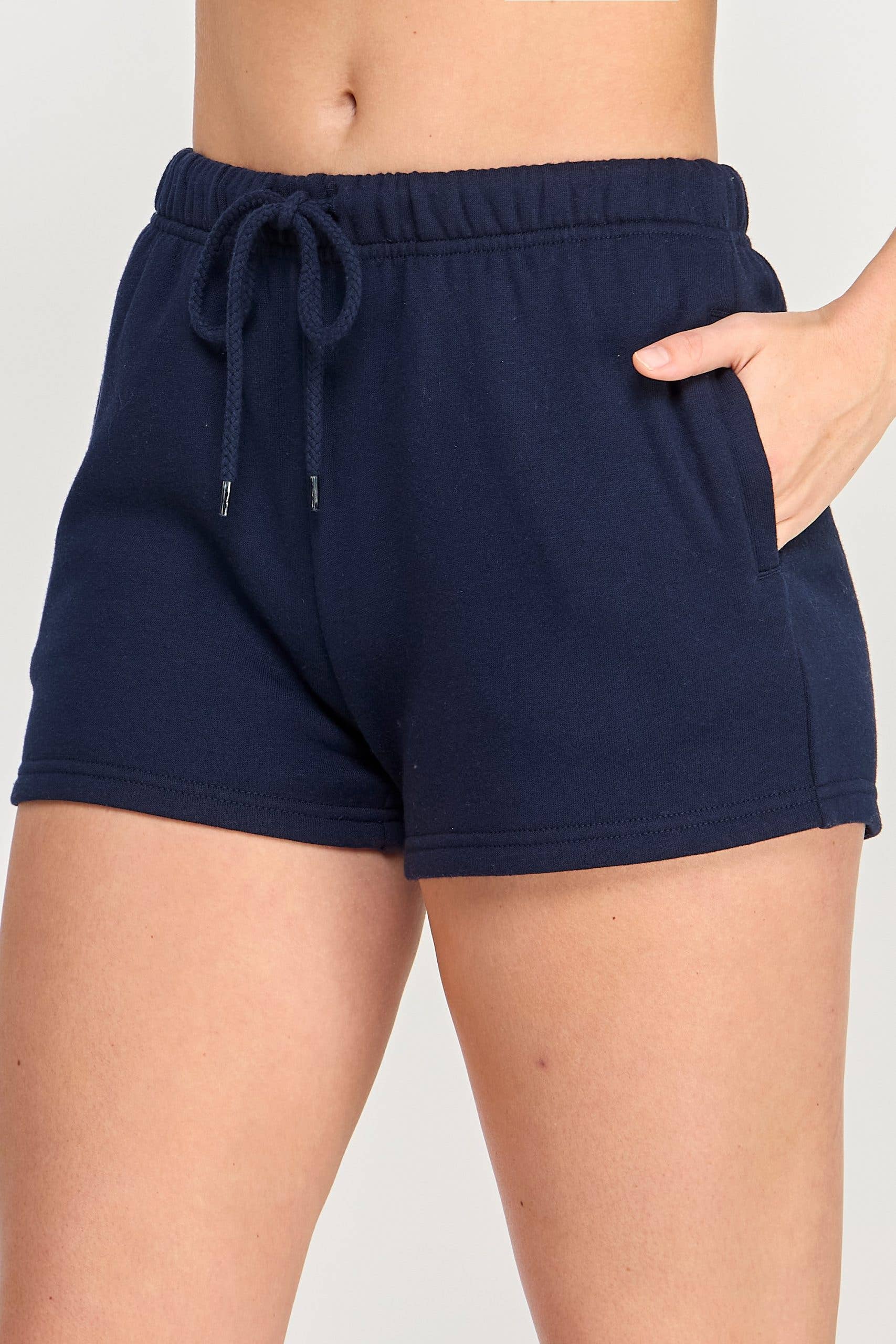 Basic Fleece Shorts With Side Pockets