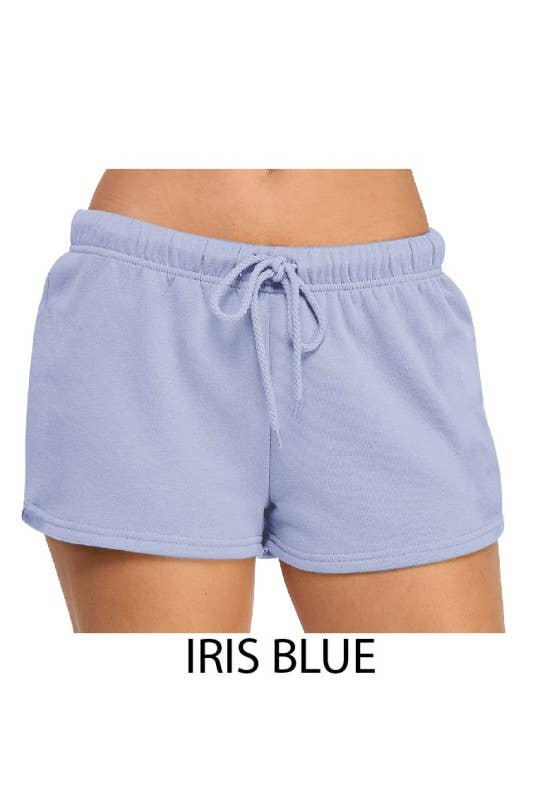 Basic Fleece Shorts With Side Pockets