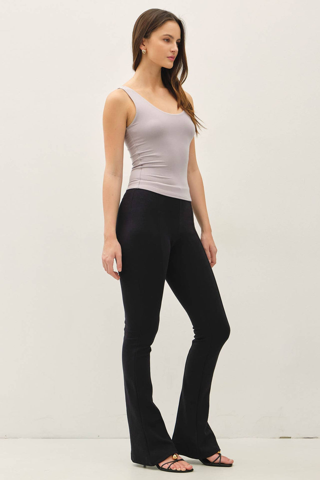 NEW SHADE[SOFT CORE] BASIC SCOOP NECK TANK