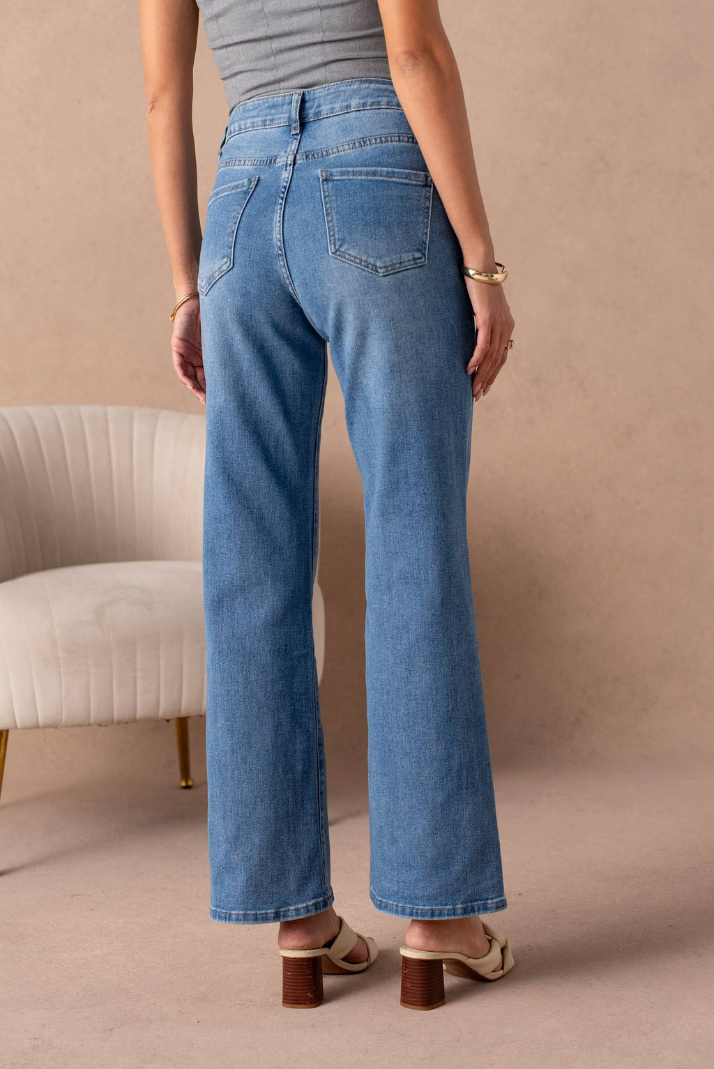 Jean wide leg basic
