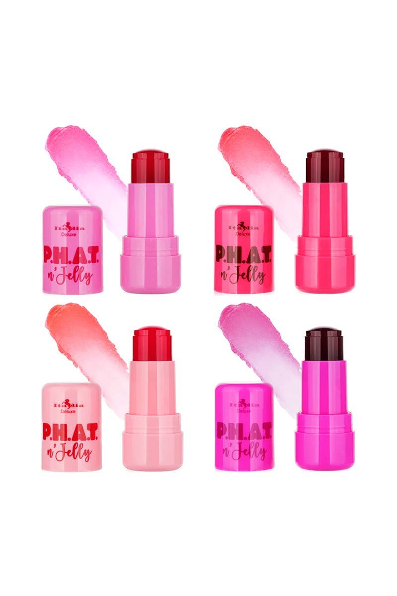 Italia Deluxe 308CWT PHAT n Jelly Lip + Cheek Tint - 24 pcs