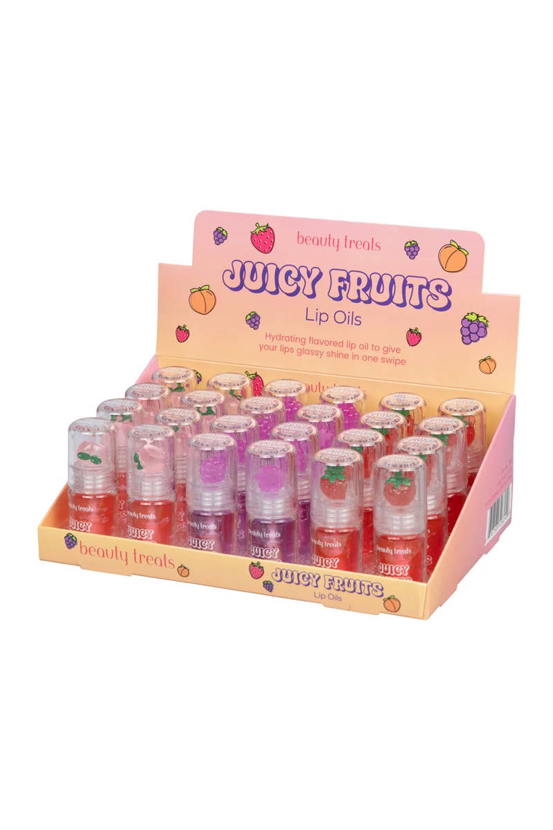 Beauty Treats 528 Juicy Fruits Lip Oils - 24