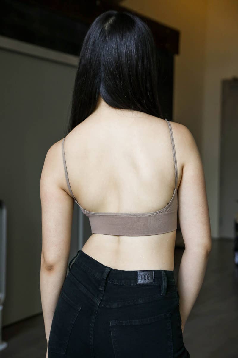 Bestselling Low Back Basic Seamless Bralette